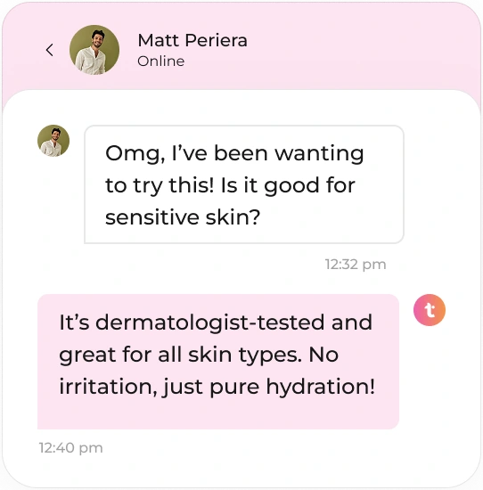 beauty product chat